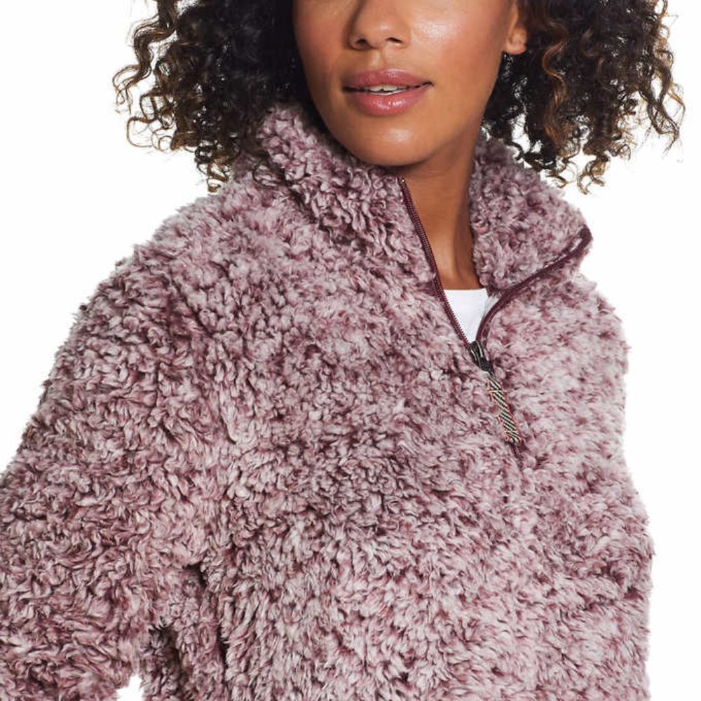 Weatherproof Ladies 1/4 Zip Pullover Sweater - Picture 3 of 5